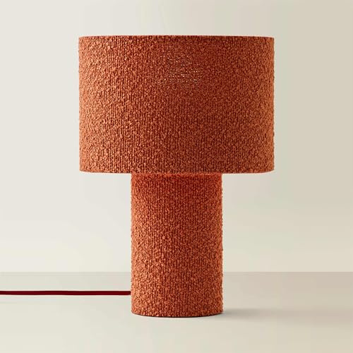 ValueLights | Ash Rust Boucle Table Lamp | Table Lamp, Home Décor & Improvement Essential