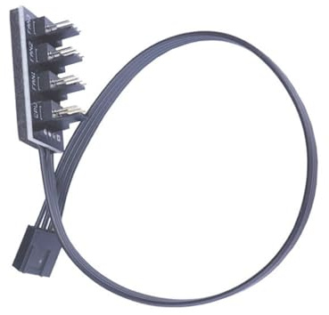 TingHaoO Cavo di alimentazione Splitter Adattatore 1 A 4/5 4Pin Raffreddamento CPU Coolers Caso Chasis Fan Cable Per Computer Case Gestione 4Pin