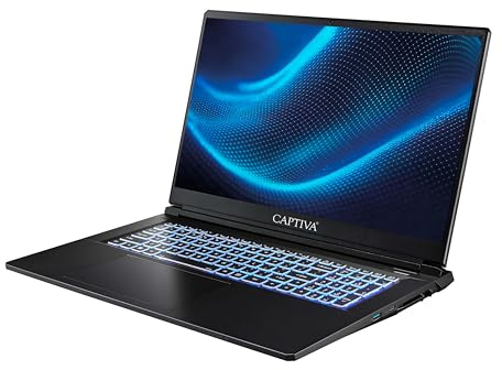 Captiva Notebook Highend Gaming I94-375GE | Intel Core i7 13620H | 32GB DDR5 RAM | NVIDIA GeForce RTX 5070 8GB | 2 TB SSD | 17,3 Zoll Full HD 144Hz | Windows 11 Pro