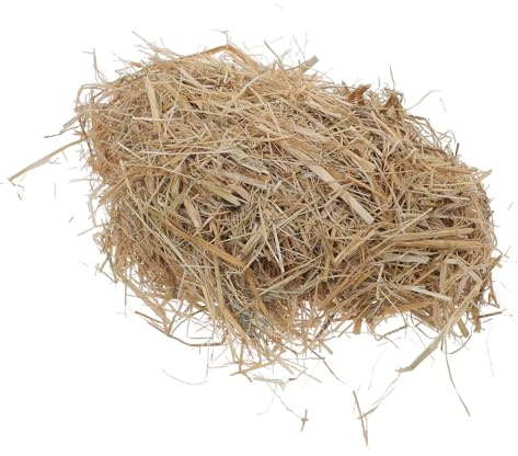 Sosoport Paille pour Nid de Lapin Légère 500g, Litière Naturelle de Blé | Poules et Abri Domestique, Sèche et Sûre, Facile à Étaler, Format 1 Lb pour Usage Quotidien