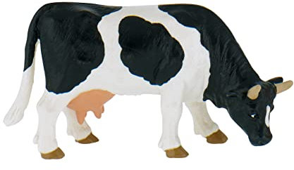 Bullyland 62442 - Spielfigur Kuh Liesel, ca. 12,3 cm große Tierfigur, detailgetreu, PVC-frei, ideal als kleines Geschenk für Kinder ab 3 Jahren