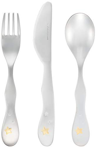 NARUMI Crown kids [Japanese-made tableware for children] Cutlery set (shining star) 18-10 stainless-steel SK596-10