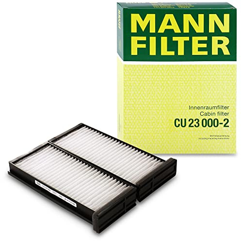 MANN-FILTER CU 23 000-2 Cabin Air Filter (set of 2) - for Cars + Transporters