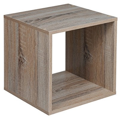 URBNLIVING Wooden Shelving Bookcase Storage Shelf Unit Furniture (Cube)