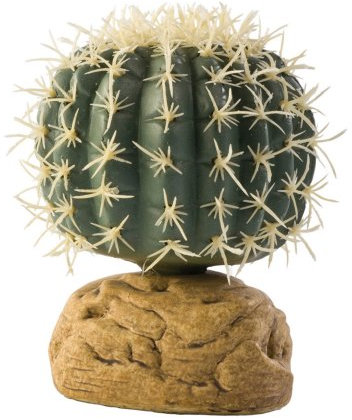 Exo Terra Zylinder Kaktus, künstlicher naturgetreuer Kaktus für Terrarien, ideal für Wüstenterrarien, klein