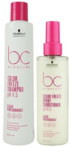 Schwarzkopf BC Bonacure Color Freeze Set (Rich Shampoo 250ml + Spray-Conditioner 200ml)