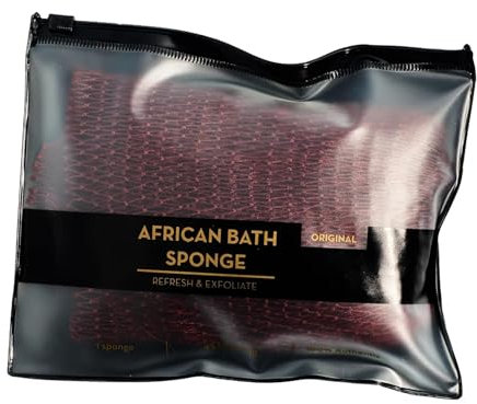 African Net Badeschwamm - African Body Peeling Mesh | African Peeling Mesh | Glatterer Mesh Back Scrubber | Net Shower Body Scrubber | Afrikanisches Schwammnetz | Str