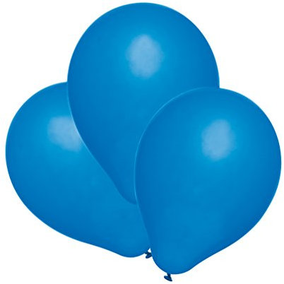 Susy Card 40011318 - Luftballons, 25er Packung, blau