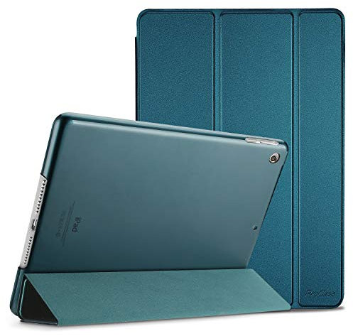 ProCase Coque Housse pour iPad Mini 1 2 3, A1432 A1454 A1455 A1489 A1490 A1491 A1599 A1600, Étui de Protection avec Support Fonction et Veille/Réveil Automatique pour iPad Mini1/2/3-7.9-Bleu Canard