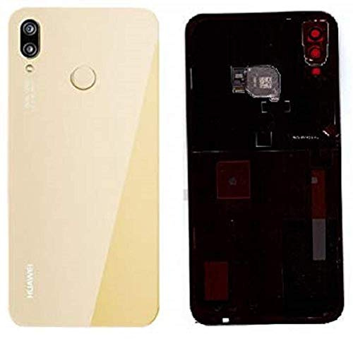 SPES Original Akkudeckel für Huawei P20 LITE Akkudeckel Backcover Rückseite Gold/Klebefolie/Sensor