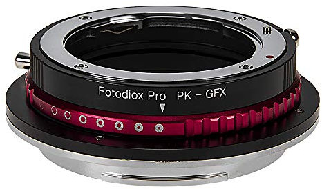 Fotodiox Pro Lens Mount Adapter Compatible with Pentax K AF (KAF) Lenses on Fujifilm GFX G-Mount Cameras