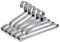 Fayleeko Draht-Kleiderbügel, 45 cm, robust, Edelstahl, Metallbügel, ultradünn, platzsparend, 50 Stück
