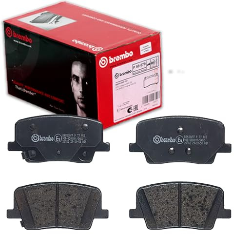 Bremsbeläge Hinten von Brembo (P 77 003) Bremsbelagsatz Bremsanlage Scheibenbremsbelagsatz, Scheibenbremsbelagsatz, Bremsklötze, Bremsklotz, Beläge, Bremsbeläge,Bremsbelaege