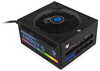 Deep Gaming Energy-G - Fuente de alimentación PC 850W, 80 Plus Gold, Full Modular, iluminación ARGB, ATX 12V, Compatible con Nvidia RTX Serie 30. Color Negro