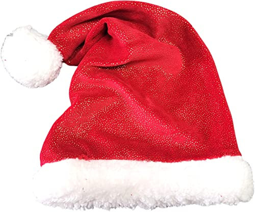 NAME IT Kinder Weihnachtsmütze nitChristmas rot (Glitter, 50-51)