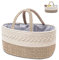 Angelkiss Multifunktionale Baby Windel Box, tragbare Windel Tasche im Freien, Baumwollseil Aufbewahrungstasche, Baby Windel Aufbewahrungskorb