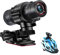 TANGMI Videocamera Bicicletta 1080P HD 120° Grandangolare Videocamera Casco Registrazione Video Scatto di Foto