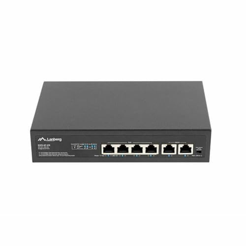 LANBERG POE+ Switch RACK 10/19 RSFE-4P-2FE-60