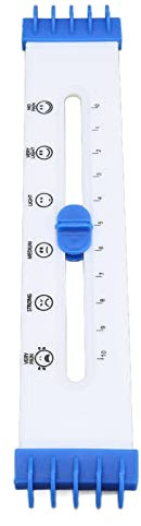 Medizinisches Schmerzlineal,Schmerzskala,Test-Schmerzbewertungslineal,Skalenlineal Muskelmaß Messgeräte,Gesichtsbemalungsmuster Kunststofftest-Schmerzbewertungslineal für Krankenhaus,PVC-Lineal