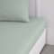 TODAY Essential - Drap Housse 140X190 cm 2 Personnes 100% Coton Uni, Celadon