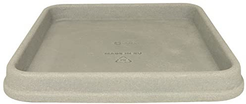 MePla Dessous de Plats Venezia - Carré - Résistant aux Intempéries - Résistant Aux UV Caboteurs Floraux - 58x58 - Gris