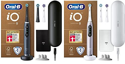 Oral-B iO Series 9 Plus Edition Elektrische Zahnbürste/Electric Toothbrush & iO Series 9 Plus Edition Elektrische Zahnbürste/Electric Toothbrush, PLUS 3 Aufsteckbürsten