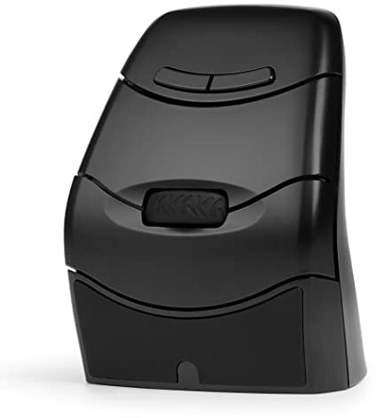 BakkerElkhuizen DXT 3 Wireless, Präzisionsmaus, Vertikale Maus, Rechts- und Linkshänder, Kabellos