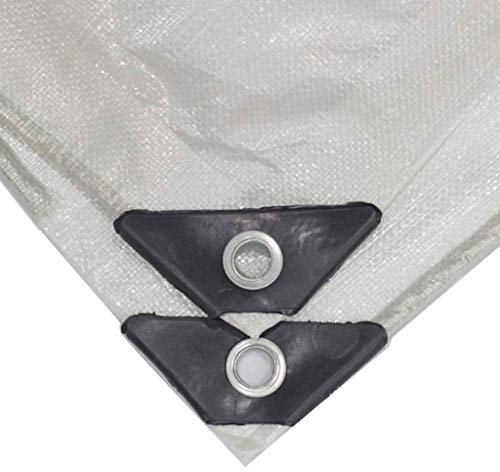 Campingzeltplanen, Markisenzeltplane, transparent, dick, regendicht, wasserdicht, Anti-Aging-Sonnenschutz, UV-Schutz, Kunststofffolie, Gewächshaus, Outdoor-Sport, Polyethylen, 180 g/m², 4 m x 4 m
