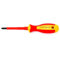INGDAUM® VDE Tournevis PZ pour vis Pozidriv, isolé contre 1000 V, pour électriciens professionnels, mécatroniciens et techniciens de la réfrigération (PZ 1 x 80 mm)