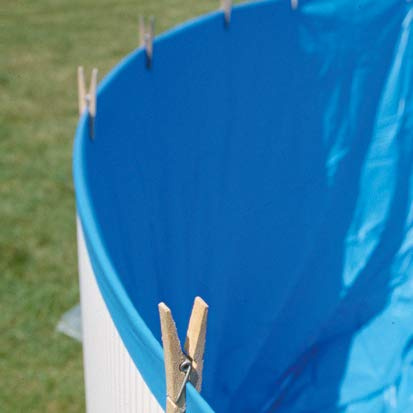 Gre SP918F - Liner para Piscinas Ovaladas, 915 x 470 x 130 (Largo x Ancho x Alto), Sistema Overlap, Color Azul