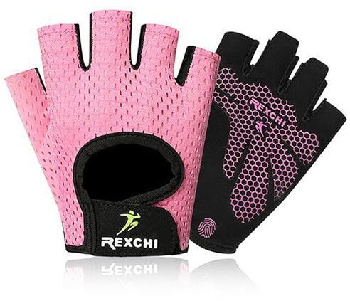 Wnddle Gants de Fitness pour Femme, Musculation, Sports Doux, Résistant à l'Abrasion, Respirant Anti-dérapant pour Exercice, Tractions, Entraînement, Aviron et Cyclisme