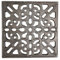 Lunaway - Rejilla de ventilación decorada de hierro fundido para chimenea y estufa | Grosor perimetral 1,5 cm | Grosor central 1 cm (20 x 20 cm)