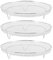 flexman 3Pcs Air Fryer Dehydrator Racks, 8 Inch Stackable Fruit Meat Dehydration Air Fryer Rack, Stainless Steel Multi Layer Stainless Steel Dehydrator Rack for Air Fryer