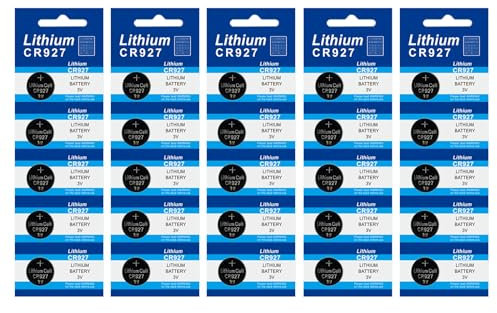 Yooghuge Lot de 25 piles bouton au lithium 3 V CR927/CR1220/CR1620/CR1632/CR2016/CR2025/CR2032/CR2450