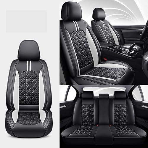 TUCJUN Autositzbezüge Universal PU Leder Sitzbezug Komplettset mit Zubehör für BMW 4 Series Convertible (2020 -) Waterproof Leather Car Seat Protector