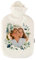 Herz & Heim® personalisierte Wärmflasche mit waschbaren Bezug - verschiedene Designs - perfekte Geschenkidee (Foto Blätterkranz)