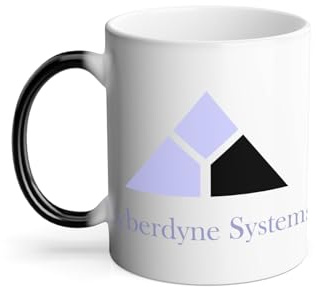 Thermoreagierende Tasse Magische Tasse – Cyberdyne Systems Geek Science Fiction Film – 325 ml