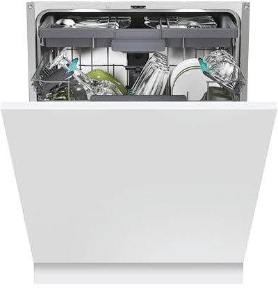 Candy Rapidò CNS 4A4S3PSB Lavavajillas 60 CM, 14 Servicios, Digital, Wi-Fi, 10 Programas, Tercera Bandeja, Inicio Diferido 1-23H, Indicador de Sal, Indicador Fin de Ciclo, 44DB, Blanco