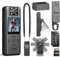 BOBLOV Body Camera with Two Batteries, A30 Min Body Cam Supports 6 Hrs Shooting, 4K Ultra HD Recording with 180° Rotatable Lens, Three Mounting Options for Delivery, Outdoor Adventures (4K 128G)