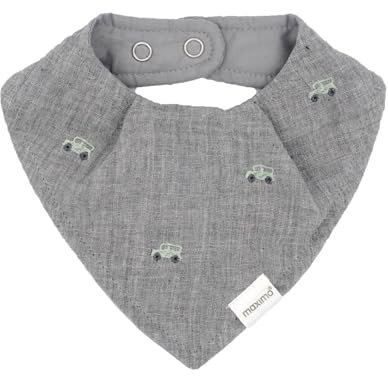 maximo Baby Dreieckstuch Druckknopf GOTS in Größe 1