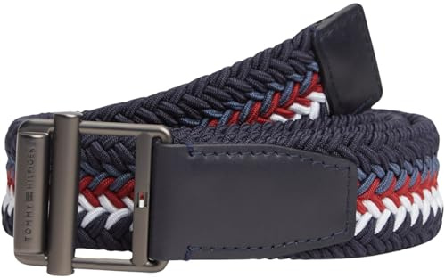 Tommy Hilfiger Herren Roller Buckle Webbing 3.5 Belt Am0am14187 Fester Gürtel (1er Pack)