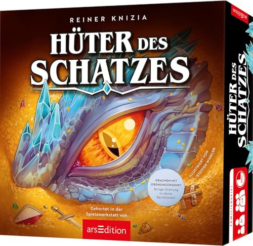 Hüter des Schatzes - Brettspiel, Familienspiel - 2-4 Spieler - ab 8 Jahre - 20 Minuten