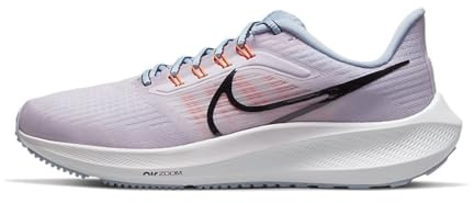 NIKE Air Zoom Pegasus 39 Women's Trainers DH4072 (Doll/Iris Whisper/Light Marine/Black 500) UK 6 (EU 40)