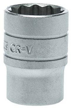 Teng M120523-C Regular Bi-Hexagon Socket 23mm 1/2in Square Drive