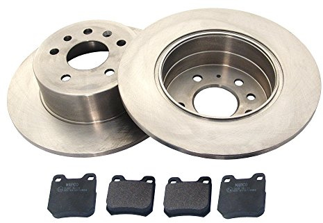 Mapco 47677 Bremsensatz Bremsscheiben mit Bremsbelägen | Kompatibel mit: OPEL VECTRA B, VECTRA B Caravan, VECTRA B CC, SAAB 900 II, 900 II Cabriolet, 900 II Coupe, 9-3 Cabriolet, 9-5