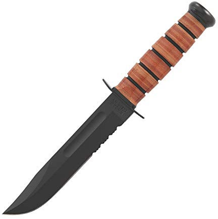 KA-BAR USMC Kampfmesser mit Wellenschliff