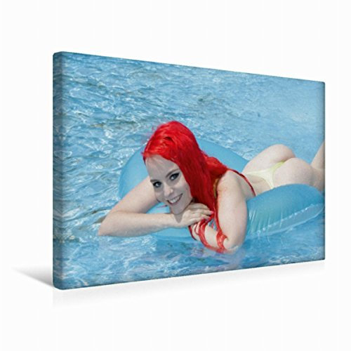 Premium Textil-Leinwand 45 x 30 cm Quer-Format Sommer auf Ibiza II | Wandbild, HD-Bild auf Keilrahmen, Fertigbild auf hochwertigem Vlies, Leinwanddruck von Andy Bulls