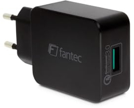 FANTEC QC3-A11 Quick Charge 3.0 Ladegerät und 1x USB Anschluss mit 18W schwarz