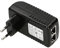 Extralink POE-24-12W, PoE Injector,PoE Netzteil, 24V,0.5A,12W,Stecker für Steckdose, Zwei RJ45 Ports,Fast Ethernet,Plug & Play,PoE Adapter Passive, Wandstecker für Telefon, Kamera und vieles mehr