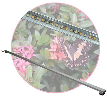 Regenwald Terrarium LED-Beleuchtung 1x 120 cm, für Tropenpflanzen- u.Tiere